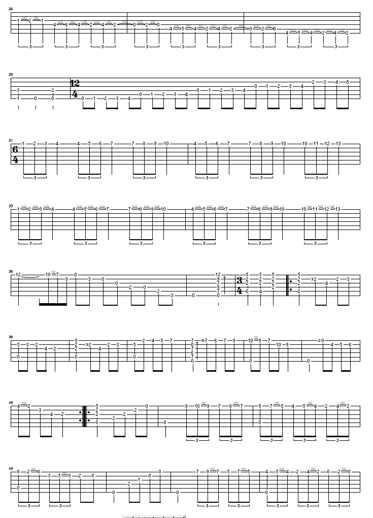 大霍塔舞曲（绝对经典）吉他谱 第2页