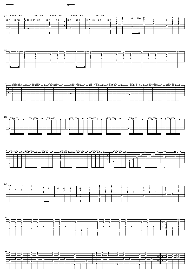 大霍塔舞曲（绝对经典）吉他谱 第6页
