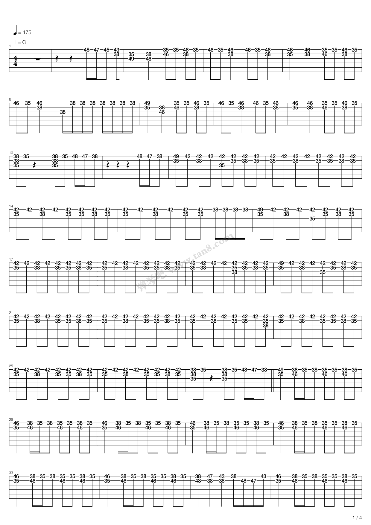 范逸臣-无乐不作-B吉他谱 第11页